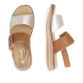 Remonte D1J53-22 Anatomical Leather Sandal Brown 4cm Remonte D1J53-22 Anatomical Leather Sandal Brown 4cm