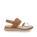 Remonte D1J53-22 Anatomical Leather Sandal Brown 4cm Remonte D1J53-22 Anatomical Leather Sandal Brown 4cm