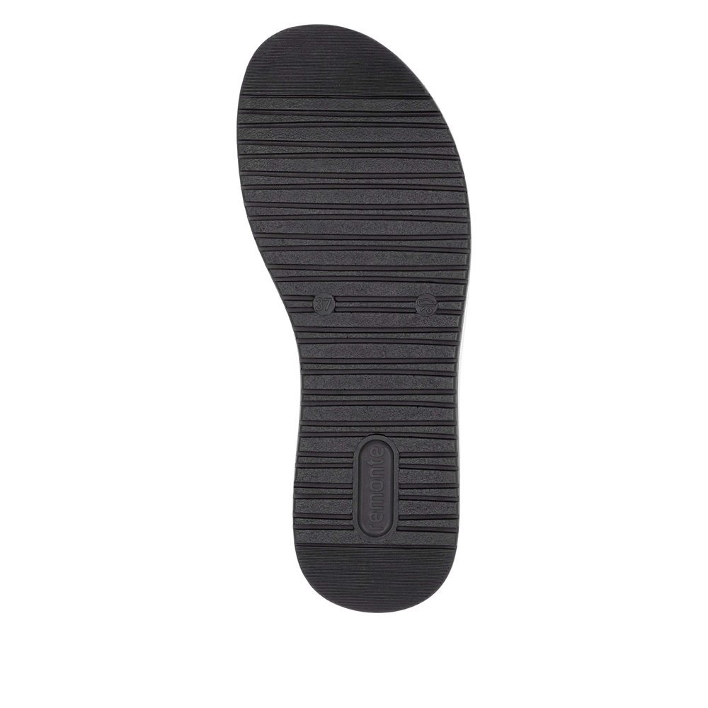 Remonte D1J54-03 Ανατομικό Δερμάτινο Πέδιλο Μαύρο 4cm Remonte D1J54-03 Ανατομικό Δερμάτινο Πέδιλο Μαύρο 4cm