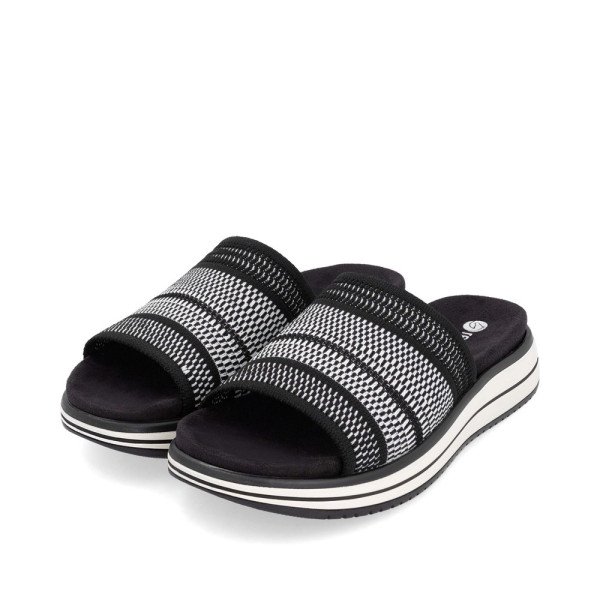 Remonte D1J54-03 Anatomical Leather Sandal Black 4cm Remonte D1J54-03 Anatomical Leather Sandal Black 4cm