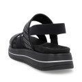 Remonte D1J59-03 Anatomical Leather Sandal Black 4cm Remonte D1J59-03 Anatomical Leather Sandal Black 4cm