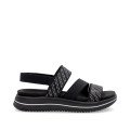 Remonte D1J59-03 Anatomical Leather Sandal Black 4cm Remonte D1J59-03 Anatomical Leather Sandal Black 4cm