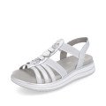 Remonte D1J60-90 Anatomical Leather Sandal Silver 4cm Remonte D1J60-90 Anatomical Leather Sandal Silver 4cm