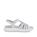 Remonte D1J60-90 Anatomical Leather Sandal Silver 4cm Remonte D1J60-90 Anatomical Leather Sandal Silver 4cm