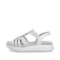 Remonte D1J60-90 Anatomical Leather Sandal Silver 4cm Remonte D1J60-90 Anatomical Leather Sandal Silver 4cm