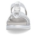 Remonte D1J60-90 Anatomical Leather Sandal Silver 4cm Remonte D1J60-90 Anatomical Leather Sandal Silver 4cm