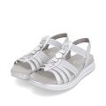 Remonte D1J60-90 Anatomical Leather Sandal Silver 4cm Remonte D1J60-90 Anatomical Leather Sandal Silver 4cm