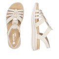 Remonte D1J60-91 Anatomical Leather Sandal Beige 4cm Remonte D1J60-91 Anatomical Leather Sandal Beige 4cm