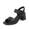 Remonte D1K51-00 Anatomical Leather Sandal Black 5cm Remonte D1K51-00 Anatomical Leather Sandal Black 5cm