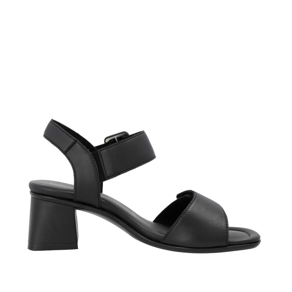 Remonte D1K51-00 Anatomical Leather Sandal Black 5cm Remonte D1K51-00 Anatomical Leather Sandal Black 5cm