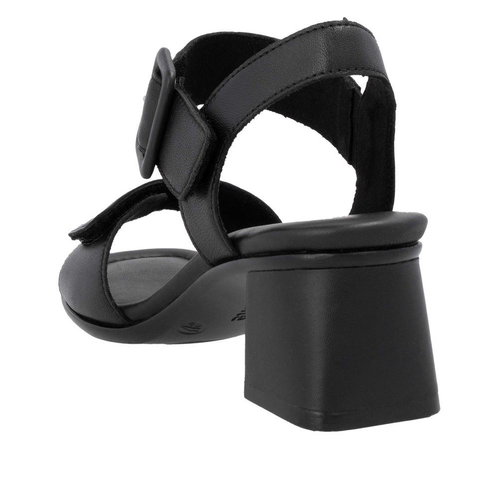 Remonte D1K51-00 Anatomical Leather Sandal Black 5cm Remonte D1K51-00 Anatomical Leather Sandal Black 5cm