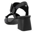 Remonte D1K51-00 Anatomical Leather Sandal Black 5cm Remonte D1K51-00 Anatomical Leather Sandal Black 5cm