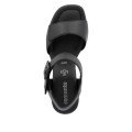 Remonte D1K51-00 Anatomical Leather Sandal Black 5cm Remonte D1K51-00 Anatomical Leather Sandal Black 5cm