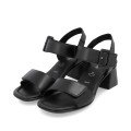 Remonte D1K51-00 Anatomical Leather Sandal Black 5cm Remonte D1K51-00 Anatomical Leather Sandal Black 5cm