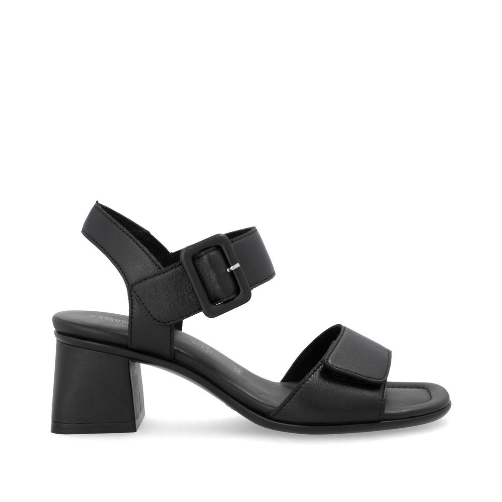 Remonte D1K51-00 Anatomical Leather Sandal Black 5cm Remonte D1K51-00 Anatomical Leather Sandal Black 5cm