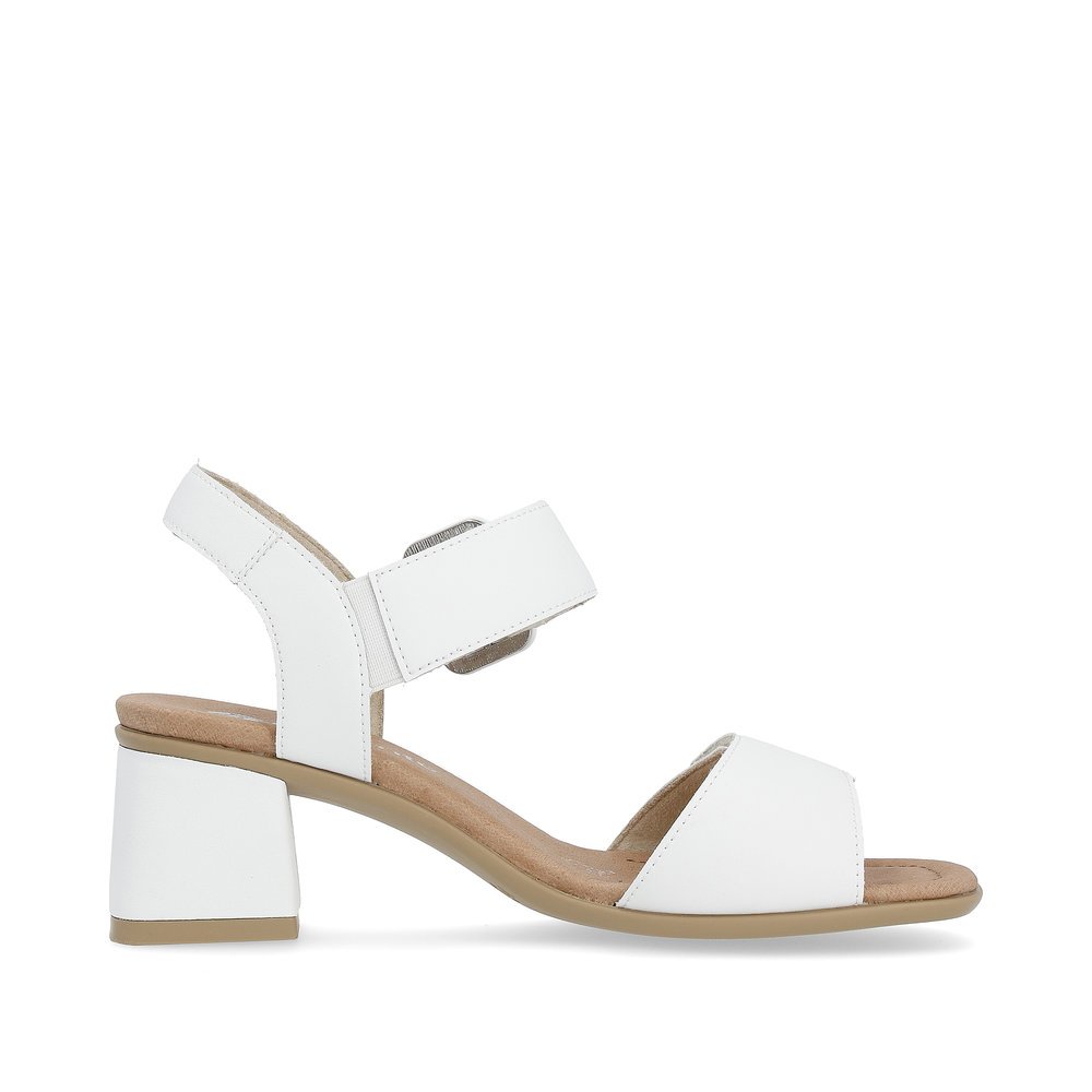 Remonte D1K51-80 Anatomical Leather Sandal White 5cm Remonte D1K51-80 Anatomical Leather Sandal White 5cm