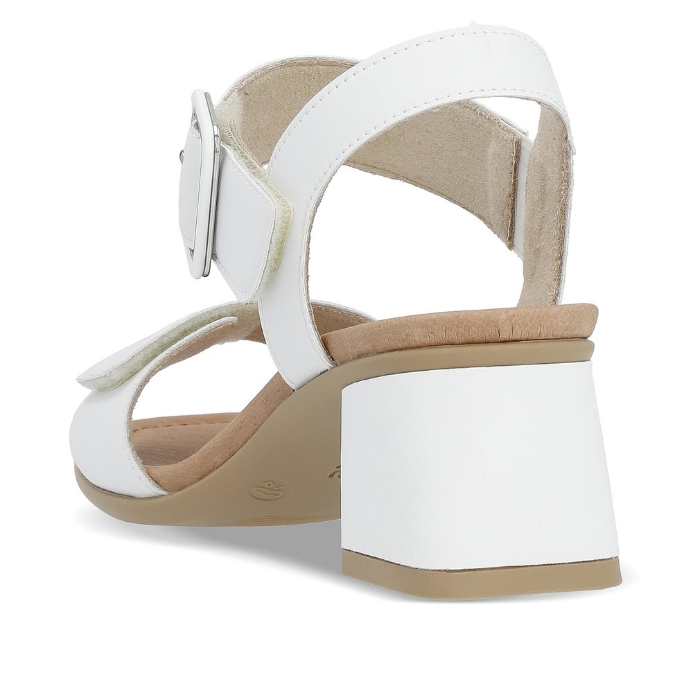 Remonte D1K51-80 Anatomical Leather Sandal White 5cm Remonte D1K51-80 Anatomical Leather Sandal White 5cm