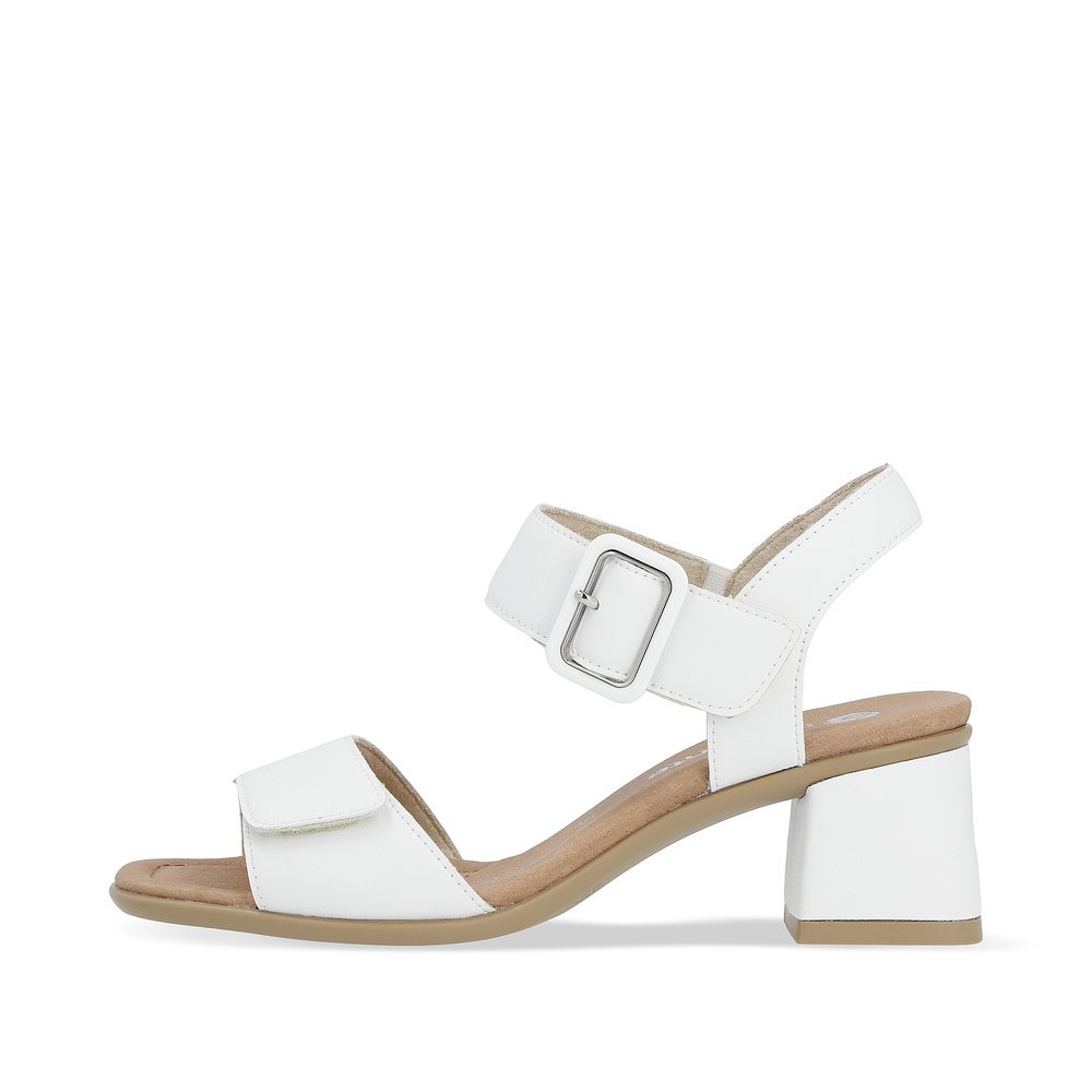 Remonte D1K51-80 Anatomical Leather Sandal White 5cm Remonte D1K51-80 Anatomical Leather Sandal White 5cm