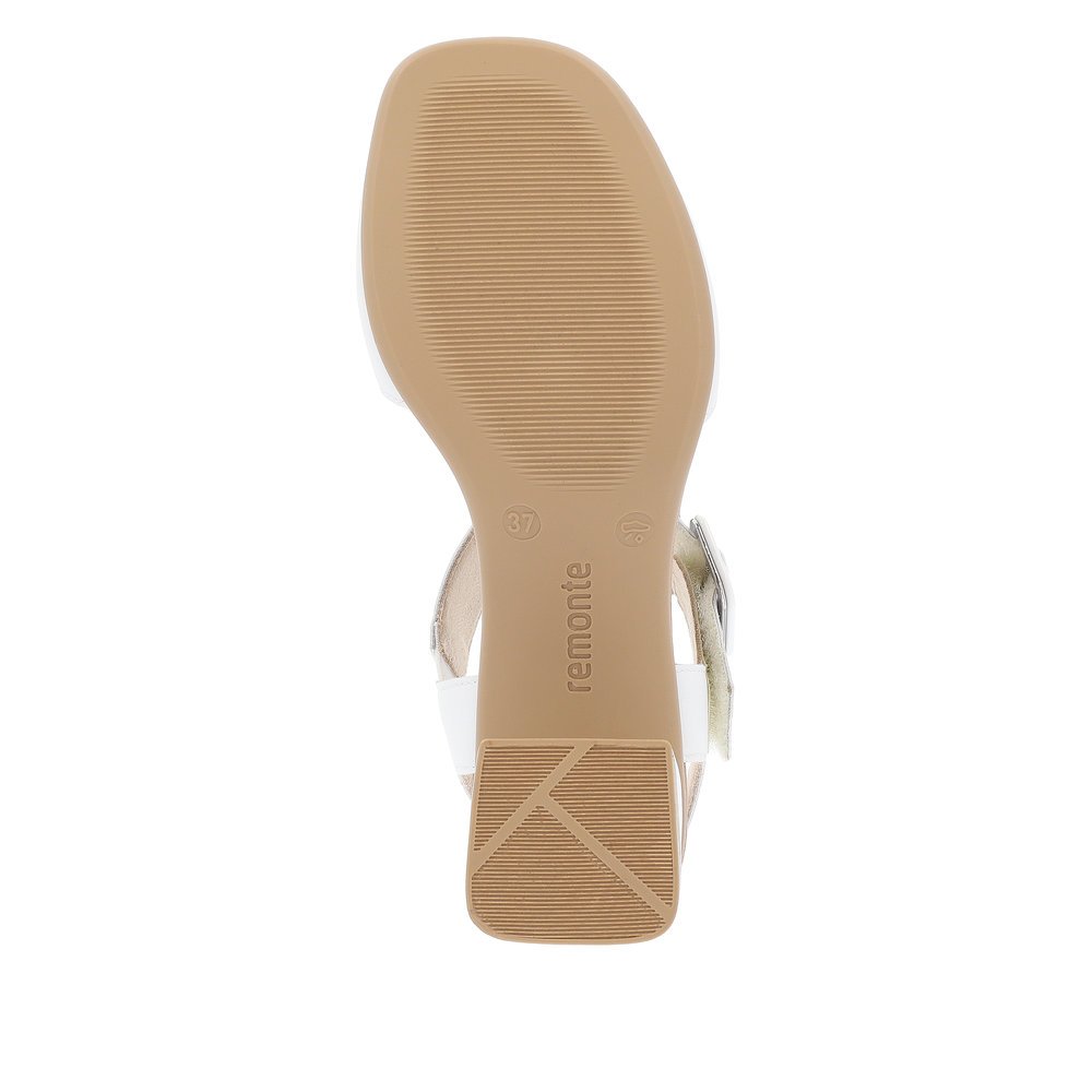 Remonte D1K51-80 Anatomical Leather Sandal White 5cm Remonte D1K51-80 Anatomical Leather Sandal White 5cm