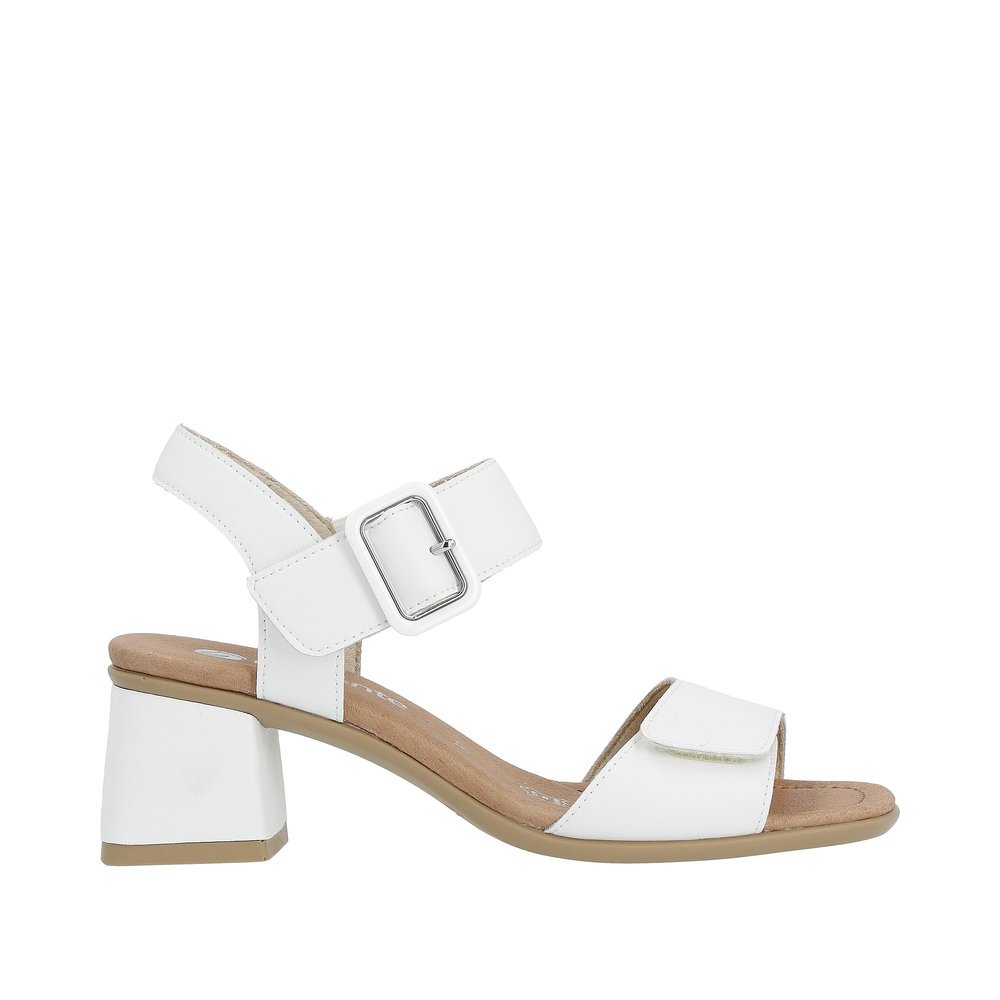 Remonte D1K51-80 Anatomical Leather Sandal White 5cm Remonte D1K51-80 Anatomical Leather Sandal White 5cm