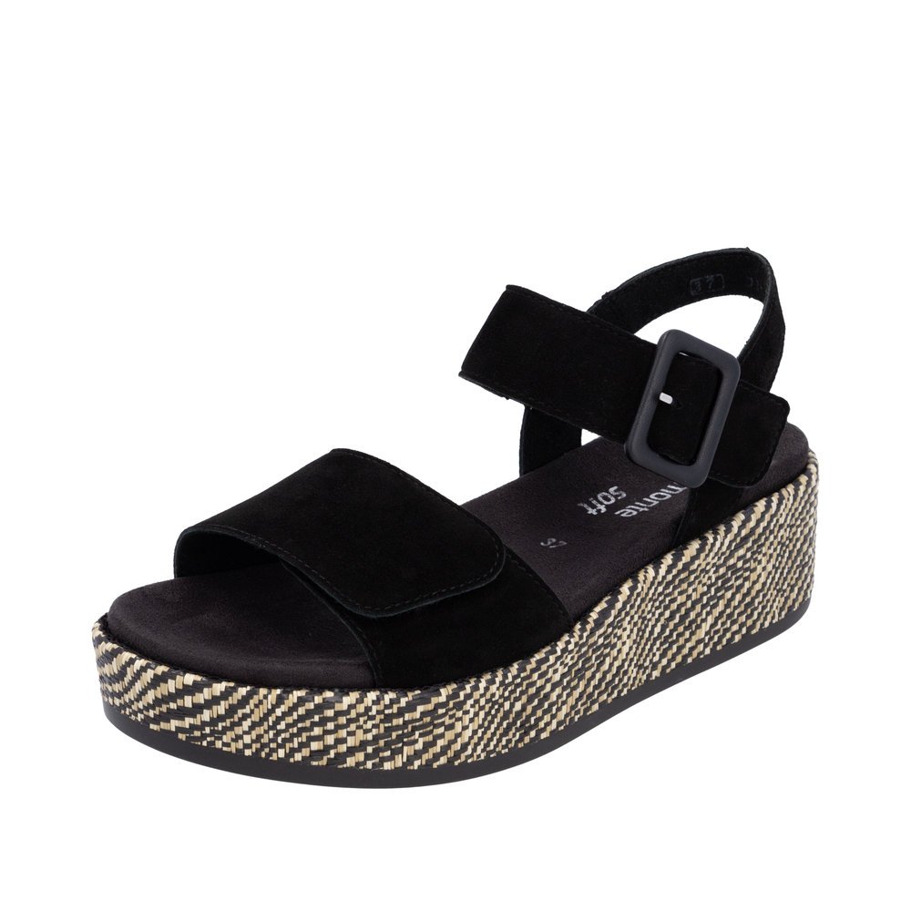 Remonte D1N54-02 Anatomical Leather Platform Black 4.5cm Remonte D1N54-02 Anatomical Leather Platform Black 4.5cm