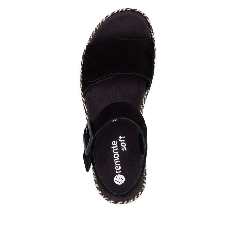 Remonte D1N54-02 Anatomical Leather Platform Black 4.5cm Remonte D1N54-02 Anatomical Leather Platform Black 4.5cm