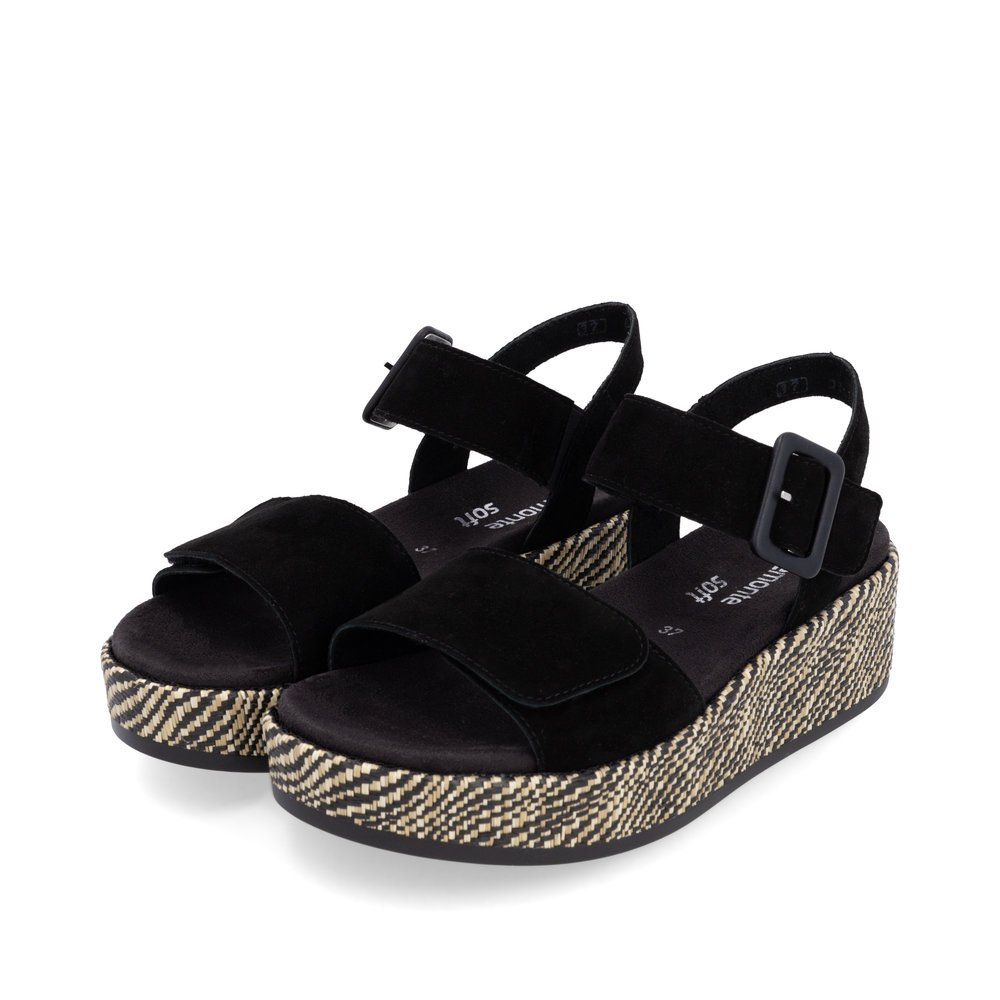 Remonte D1N54-02 Anatomical Leather Platform Black 4.5cm Remonte D1N54-02 Anatomical Leather Platform Black 4.5cm