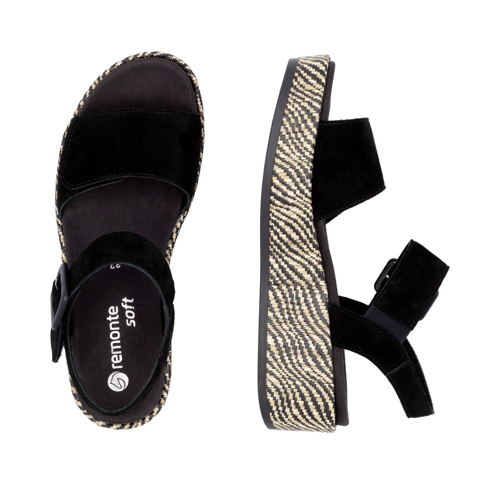 Remonte D1N54-02 Anatomical Leather Platform Black 4.5cm Remonte D1N54-02 Anatomical Leather Platform Black 4.5cm