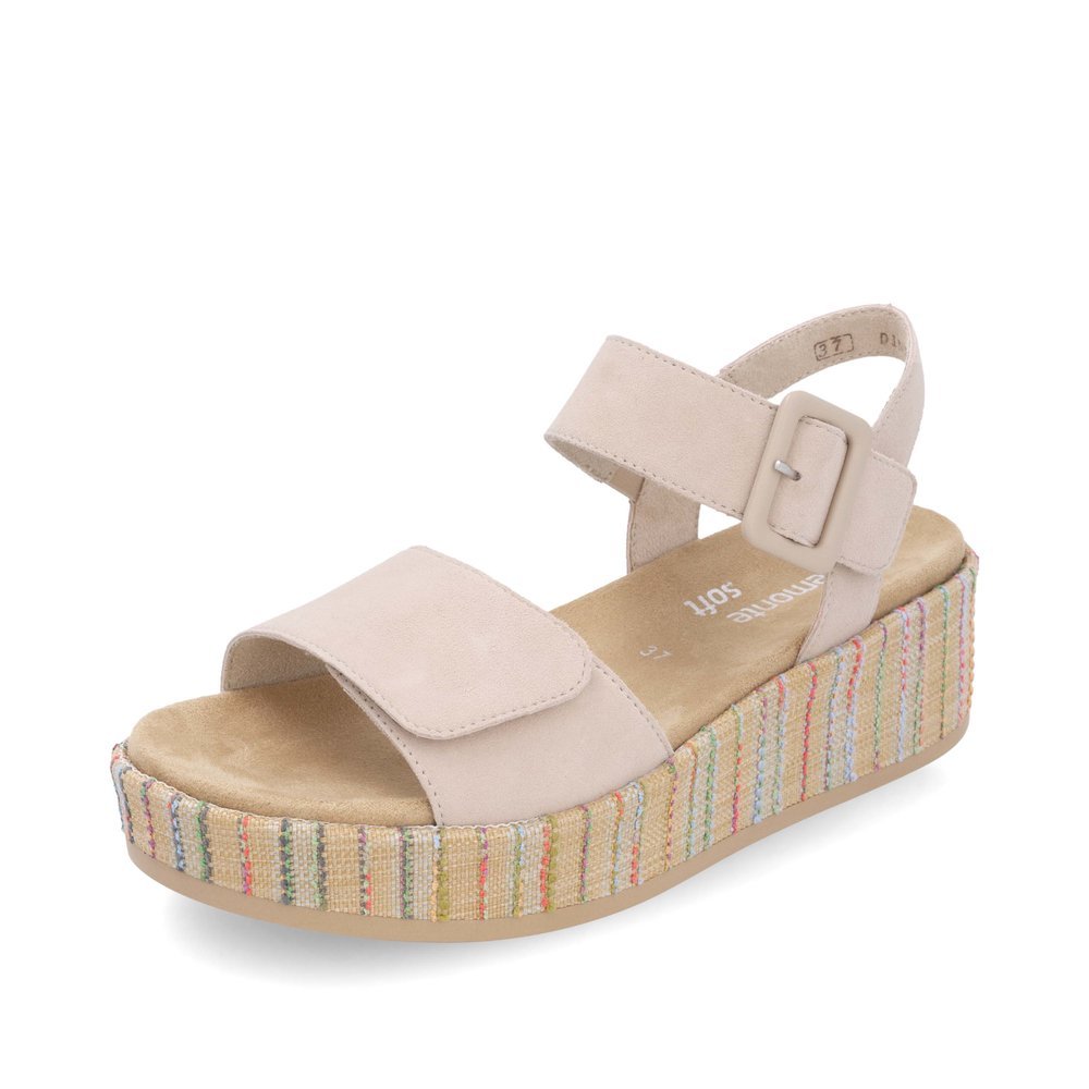 Remonte D1N54-60 Anatomical Leather Platform Beige 4.5cm Remonte D1N54-60 Anatomical Leather Platform Beige 4.5cm