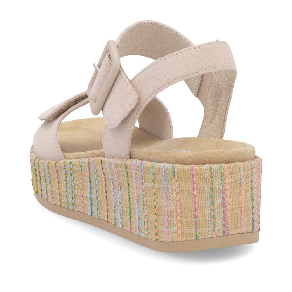 Remonte D1N54-60 Anatomical Leather Platform Beige 4.5cm Remonte D1N54-60 Anatomical Leather Platform Beige 4.5cm