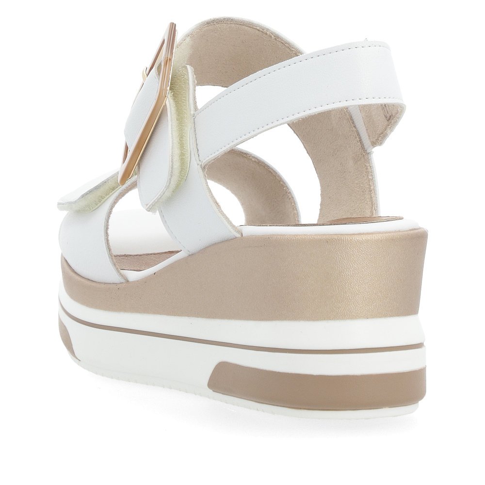 Remonte D1P50-80 Anatomic Leather Wedge White 5cm Remonte D1P50-80 Anatomic Leather Wedge White 5cm