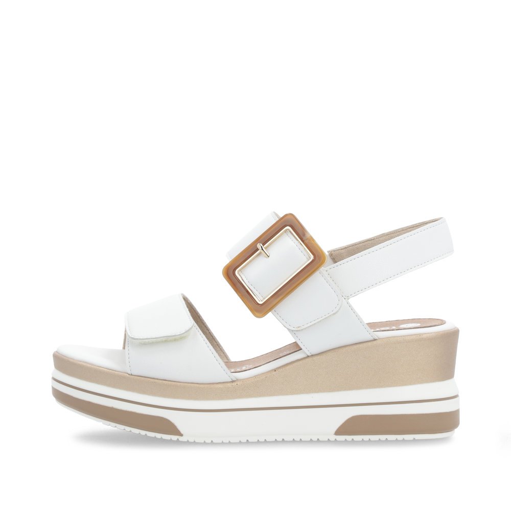 Remonte D1P50-80 Anatomic Leather Wedge White 5cm Remonte D1P50-80 Anatomic Leather Wedge White 5cm