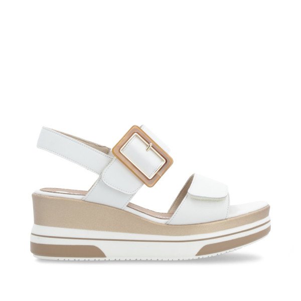 Remonte D1P50-80 Anatomic Leather Wedge White 5cm Remonte D1P50-80 Anatomic Leather Wedge White 5cm
