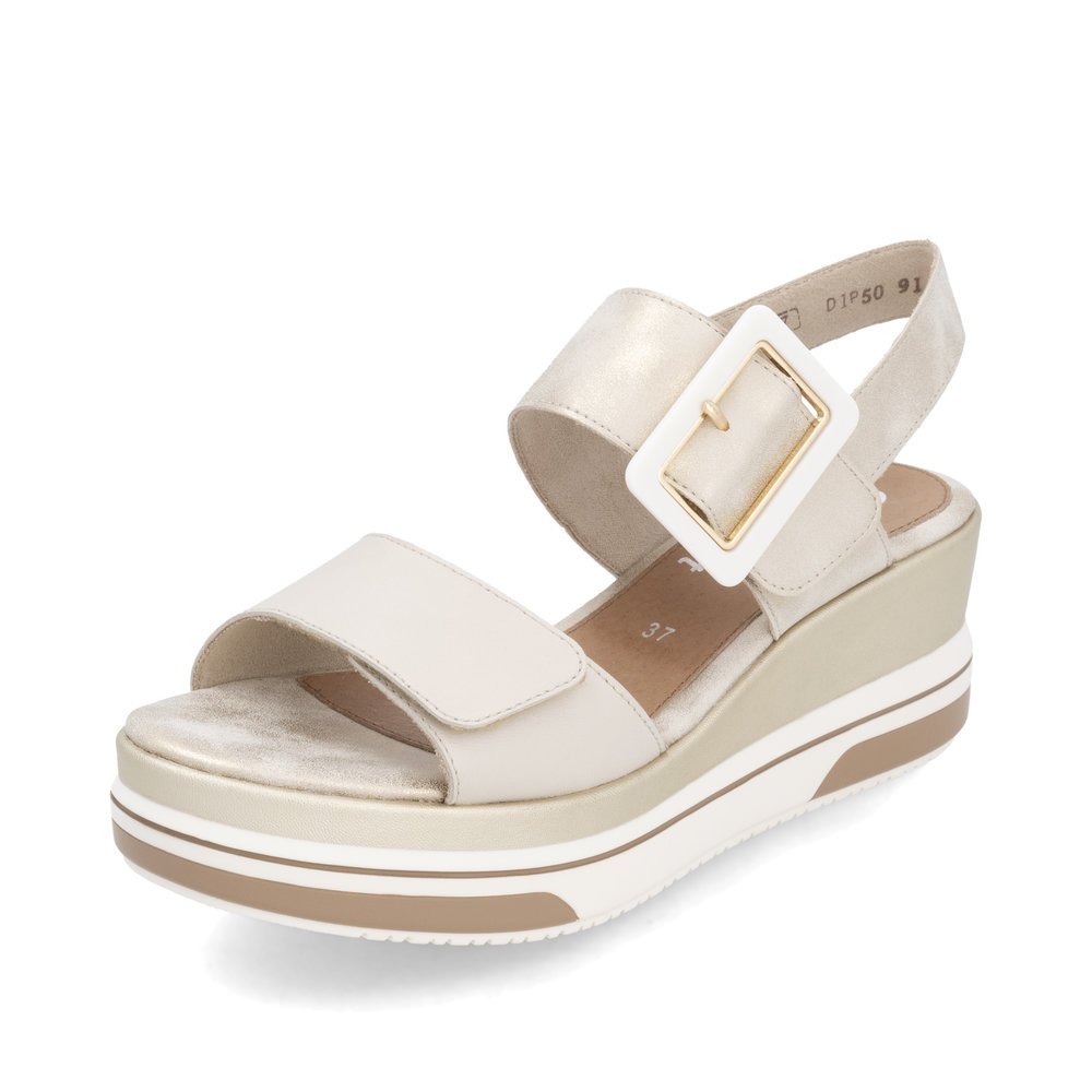 Remonte D1P50-91 Anatomic Leather Wedge Gold 5cm Remonte D1P50-91 Anatomic Leather Wedge Gold 5cm