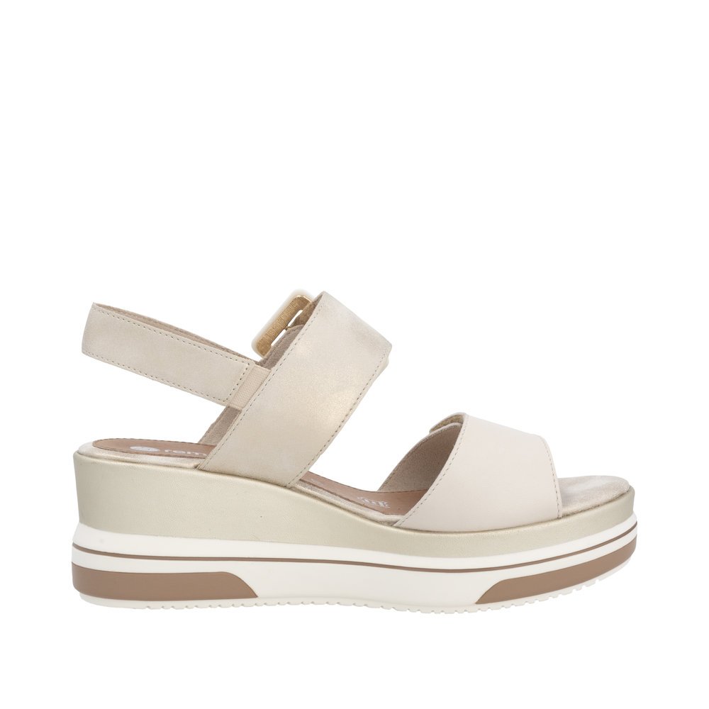 Remonte D1P50-91 Anatomic Leather Wedge Gold 5cm Remonte D1P50-91 Anatomic Leather Wedge Gold 5cm