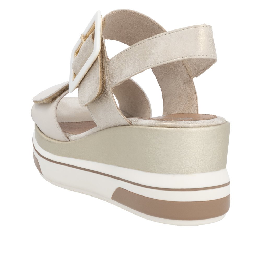 Remonte D1P50-91 Anatomic Leather Wedge Gold 5cm Remonte D1P50-91 Anatomic Leather Wedge Gold 5cm