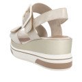 Remonte D1P50-91 Anatomic Leather Wedge Gold 5cm Remonte D1P50-91 Anatomic Leather Wedge Gold 5cm