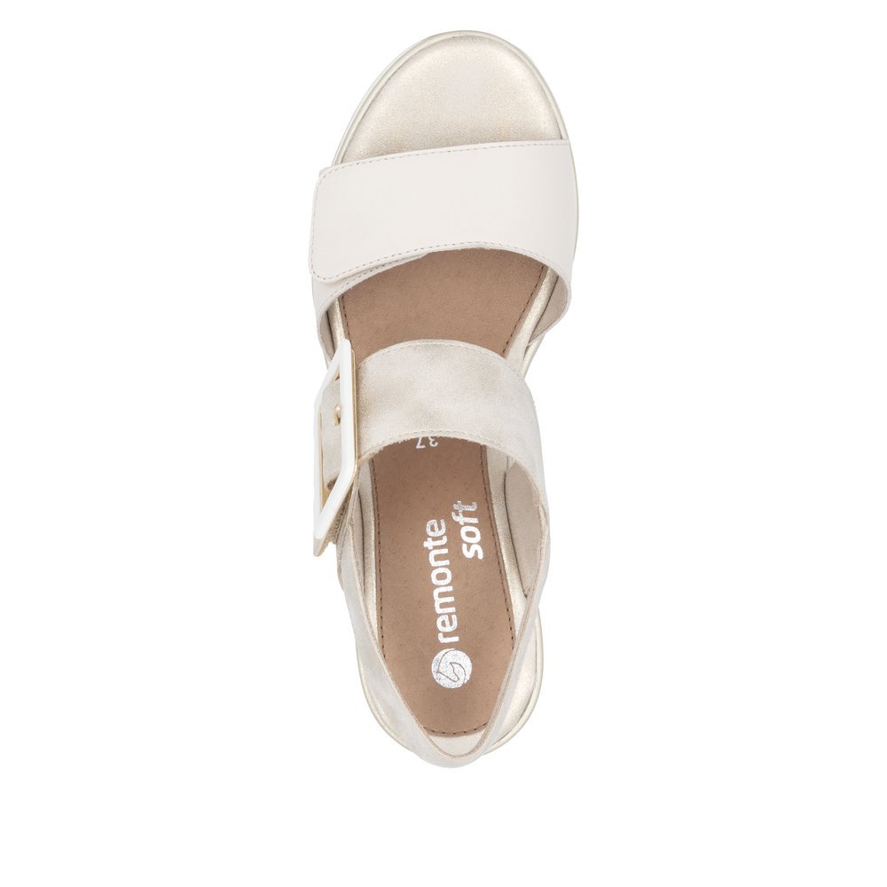 Remonte D1P50-91 Anatomic Leather Wedge Gold 5cm Remonte D1P50-91 Anatomic Leather Wedge Gold 5cm