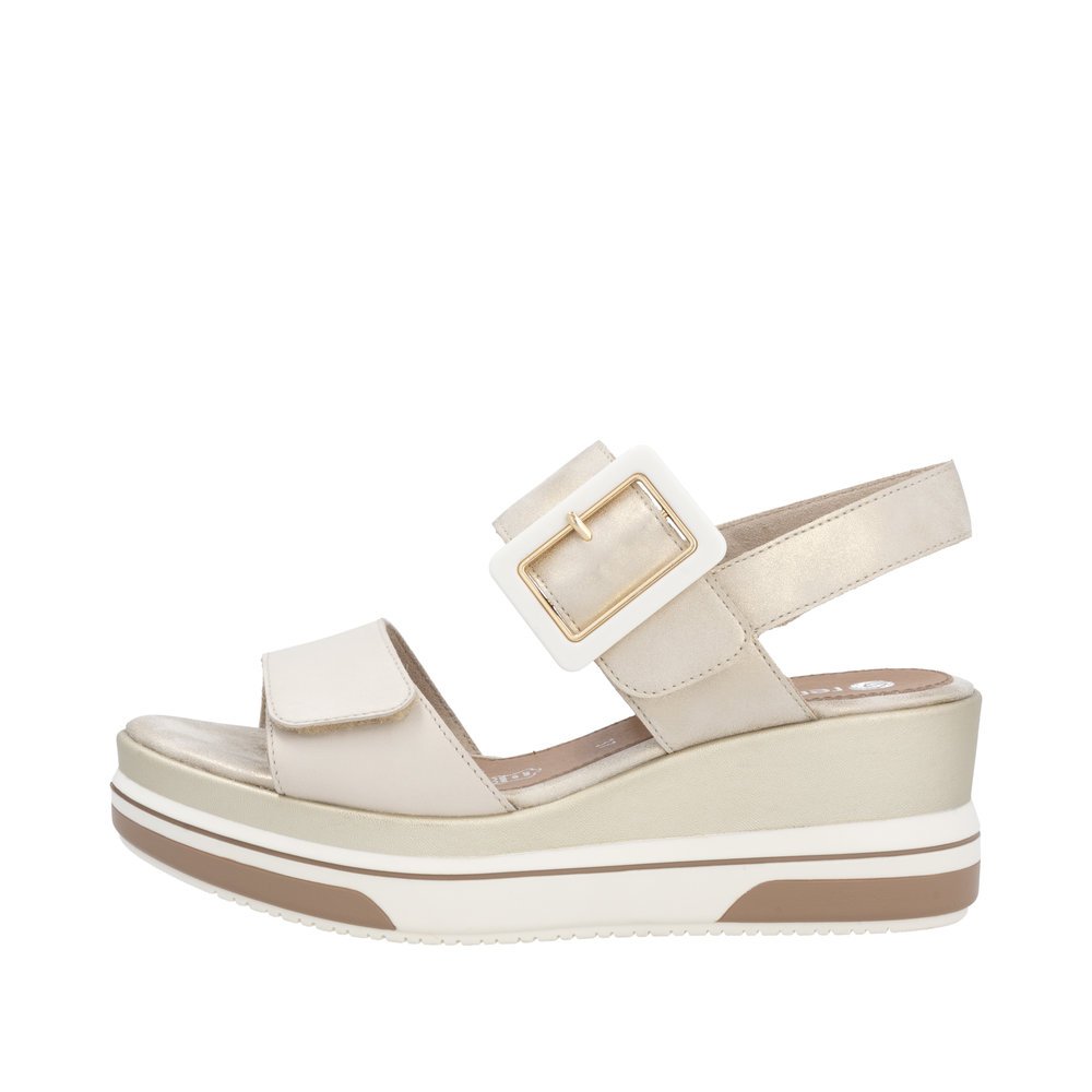 Remonte D1P50-91 Anatomic Leather Wedge Gold 5cm Remonte D1P50-91 Anatomic Leather Wedge Gold 5cm