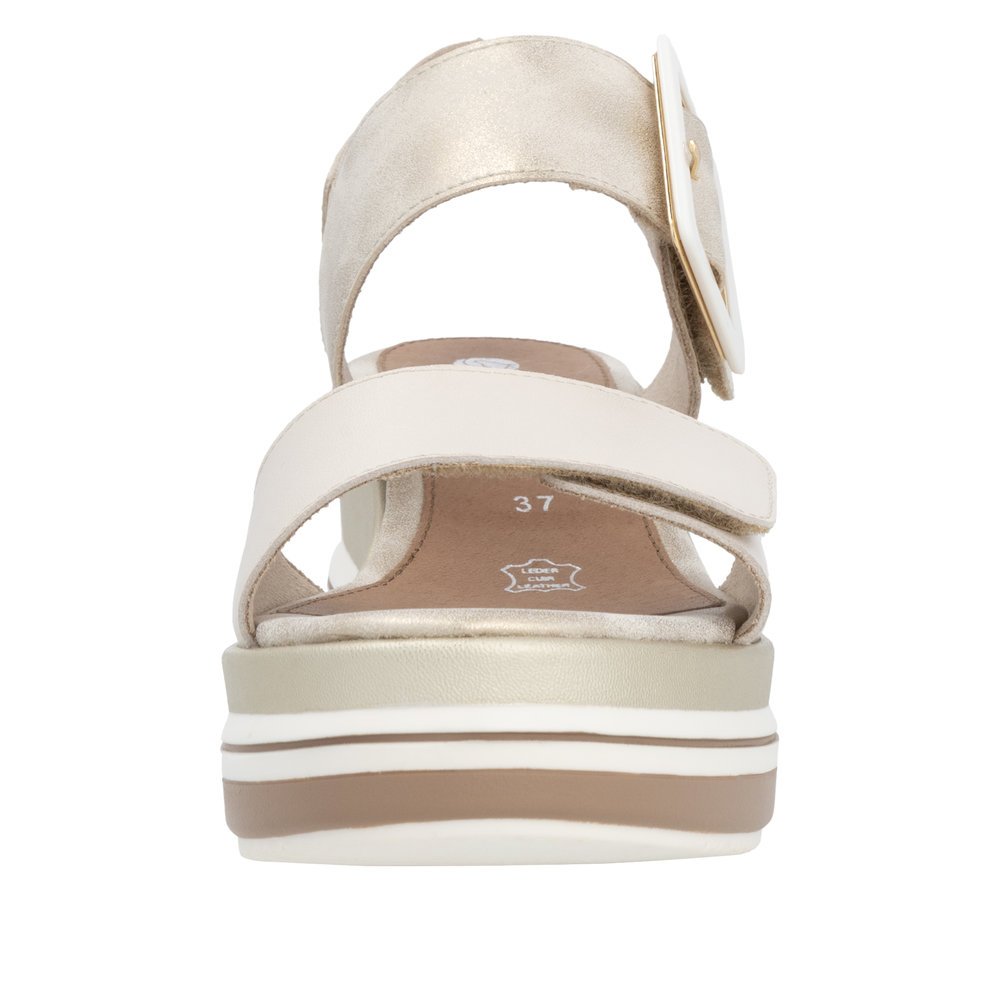 Remonte D1P50-91 Anatomic Leather Wedge Gold 5cm Remonte D1P50-91 Anatomic Leather Wedge Gold 5cm