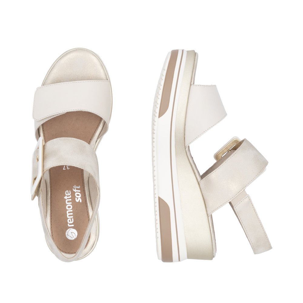 Remonte D1P50-91 Anatomic Leather Wedge Gold 5cm Remonte D1P50-91 Anatomic Leather Wedge Gold 5cm