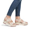 Remonte D1P50-91 Anatomic Leather Wedge Gold 5cm Remonte D1P50-91 Anatomic Leather Wedge Gold 5cm