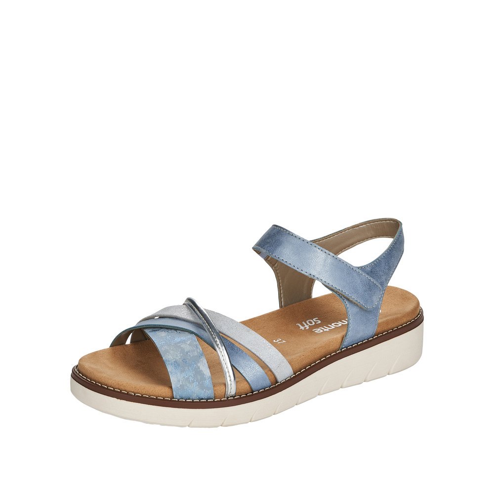 Remonte D2058-12 Anatomical Leather Sandal Blue Remonte D2058-12 Anatomical Leather Sandal Blue