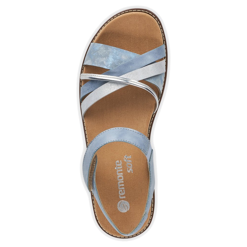 Remonte D2058-12 Anatomical Leather Sandal Blue Remonte D2058-12 Anatomical Leather Sandal Blue