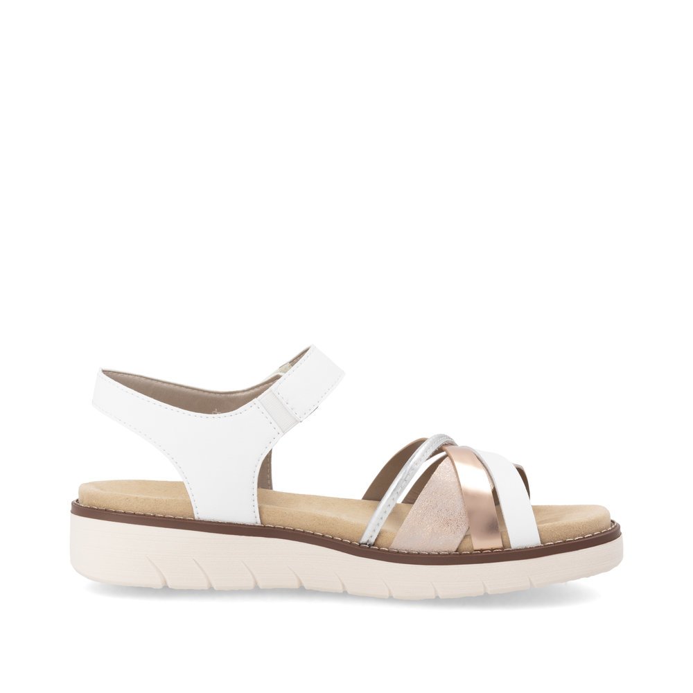 Remonte D2058-80 Anatomical Leather Sandal White Remonte D2058-80 Anatomical Leather Sandal White