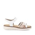 Remonte D2058-80 Anatomical Leather Sandal White Remonte D2058-80 Anatomical Leather Sandal White
