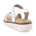 Remonte D2058-80 Anatomical Leather Sandal White Remonte D2058-80 Anatomical Leather Sandal White