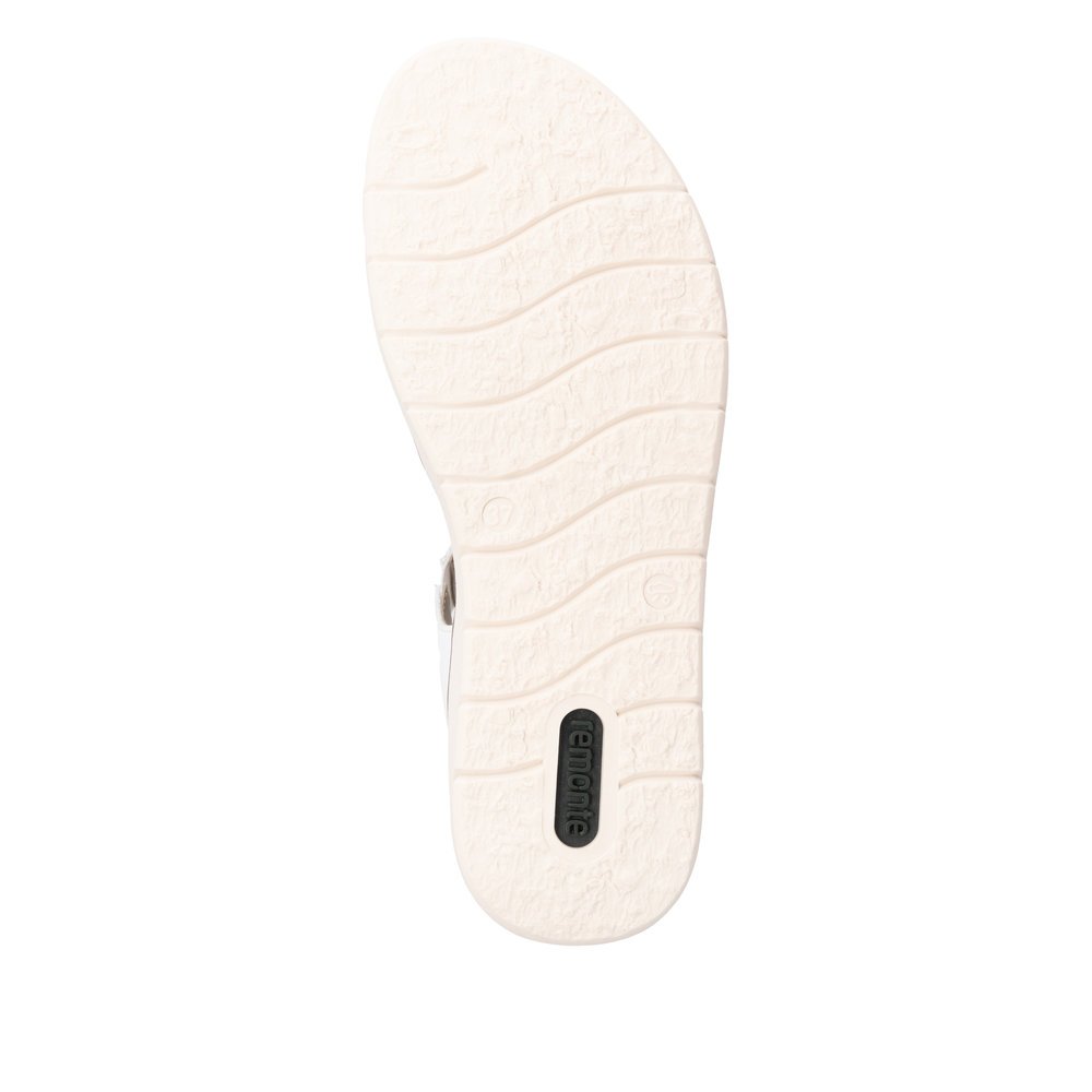 Remonte D2058-80 Anatomical Leather Sandal White Remonte D2058-80 Anatomical Leather Sandal White