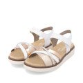 Remonte D2058-80 Anatomical Leather Sandal White Remonte D2058-80 Anatomical Leather Sandal White