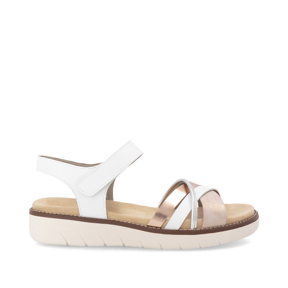 Remonte D2058-80 Anatomical Leather Sandal White Remonte D2058-80 Anatomical Leather Sandal White